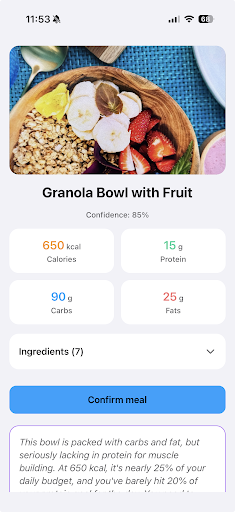 AI Food Recognition